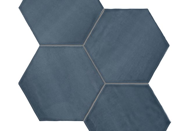 Richmond Tile Teramoda Ink 6" Hexagons