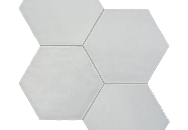 Richmond Tile Teramoda Silver 6" Hexagons