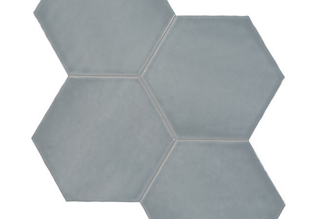 Richmond Tile Teramoda Sterling 6" Hexagons
