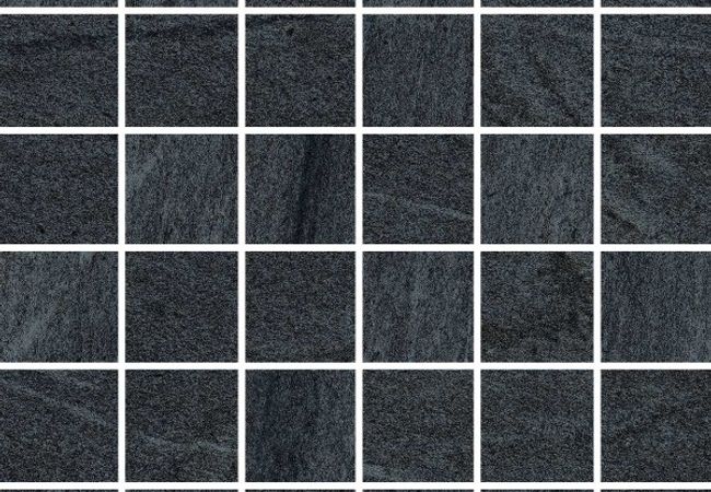 Richmond Tile Urban 2.0 Raven Black 12x12 Mosaic Honed Rectified