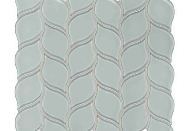 Richmond Tile Element Glass Cloud petal Mosaic