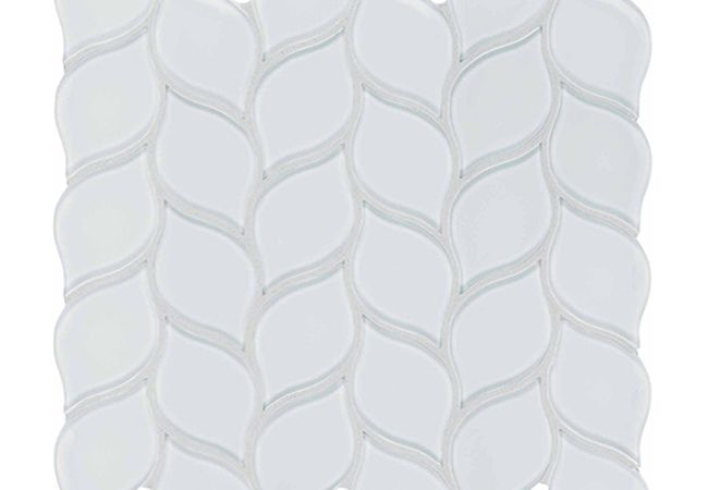 Richmond Tile Element Glass Ice petal Mosaic