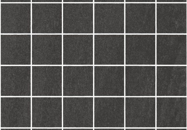 Richmond Tile Atelier Black 2"x2" Mosaic Honed