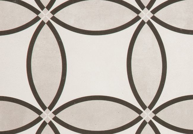 Richmond Tile Geoshapes Ice 8x8 Zenith Deco