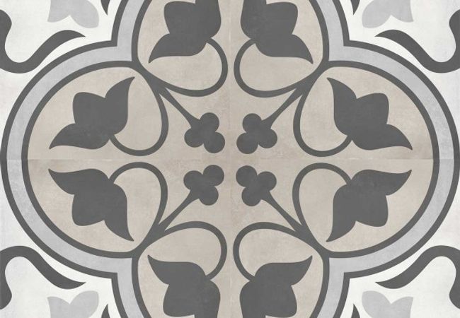 Richmond Tile Geoshapes Sand 8x8 Clover Deco