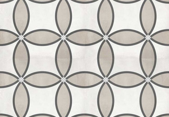 Richmond Tile Geoshapes Sand 8x8 Zenith Deco