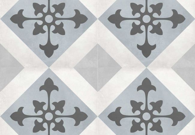 Richmond Tile Geoshapes Tide 8x8 Northstar Deco