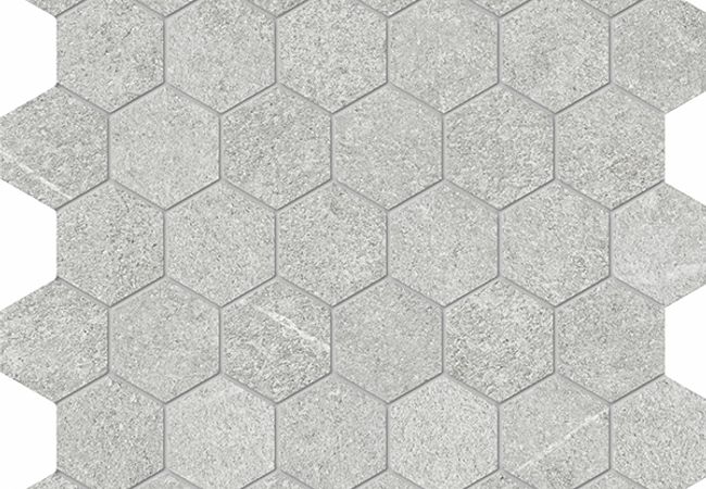 Richmond Tile Mjörk Ash 2" Hexagon Matte