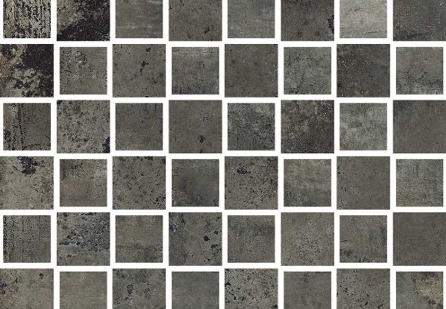 Richmond Tile Stonecrete Sabled Cement 12x12 3d Cube Mosaic Honed Rectified