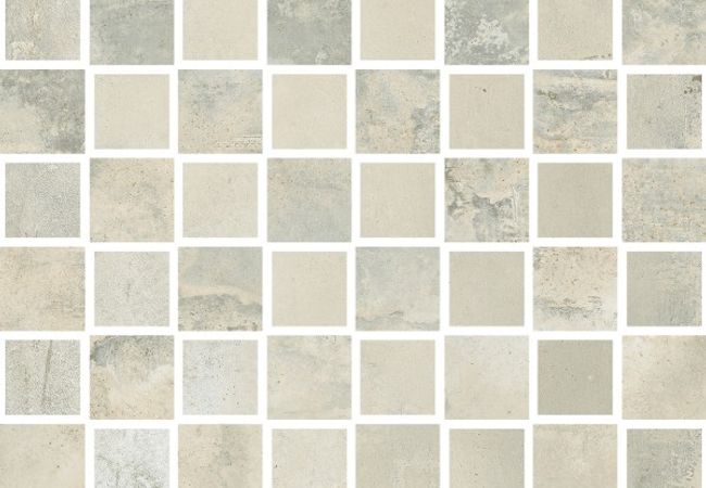 Richmond Tile Stonecrete Smoked Cement 12x12 3d Cube Mosaic Honed Rectified
