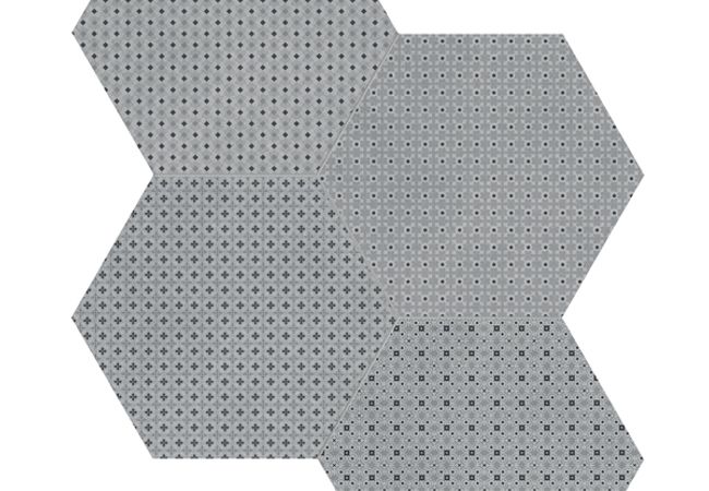 Richmond Tile Tapestri Cashmere Blend 8.5" Hexagon