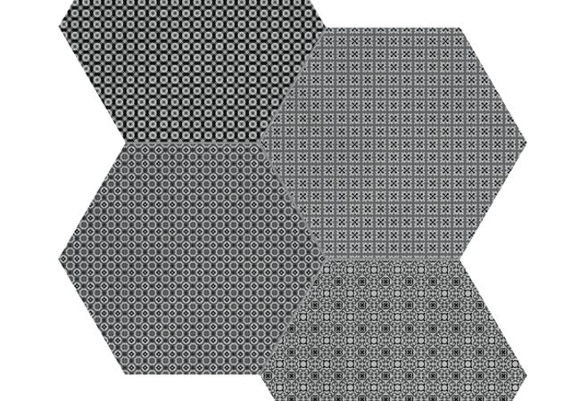 Richmond Tile Tapestri Silk Blend 8.5" Hexagon