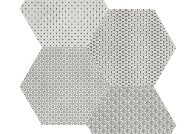 Richmond Tile Tapestri Wool Blend 8.5" Hexagon