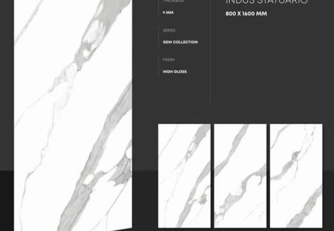 Sidco 32x64 Porcelain Tile Indus Satuario