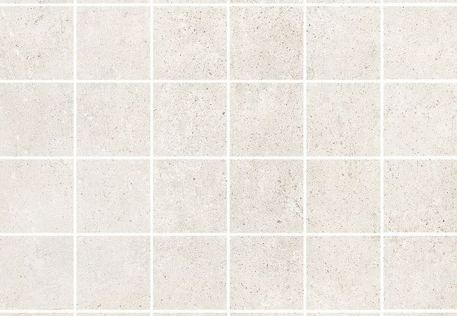 Sapphirus Stone & Tile Ark Ivory Matt Square Porcelain Mosaic