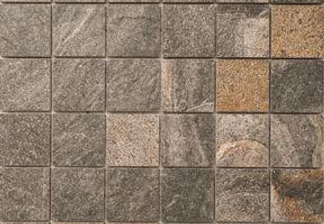 Sapphirus Stone & Tile Aspen Carbon Grey Matt Square Porcelain Mosaic