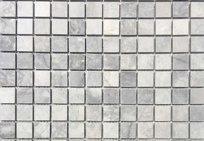 Sapphirus Stone & Tile Carrara Bianco Square Polished Marble Mosaic