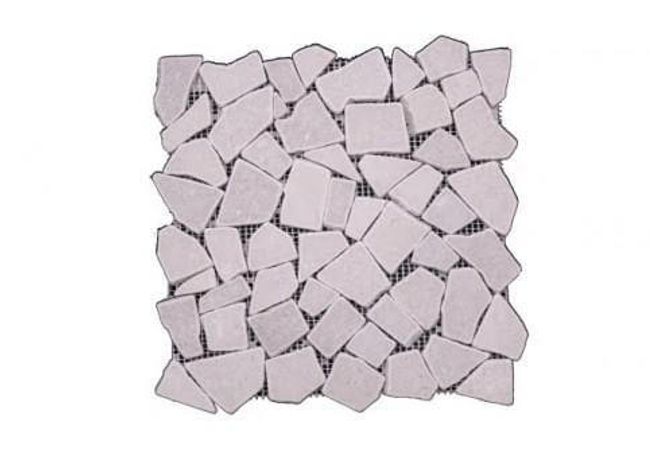 Sapphirus Stone & Tile Tumbled Cinderella Rock Matt Marble Mosaic