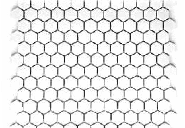 Sarana Tile MH Hexagon Genhex Blackmat