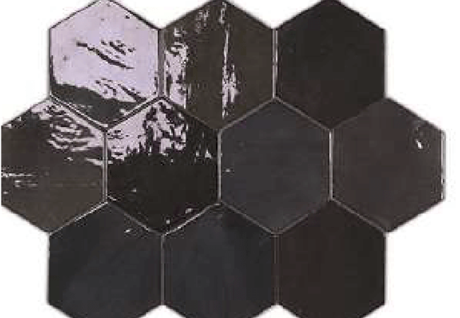 Sarana Tile Zellige flooring collection sample
