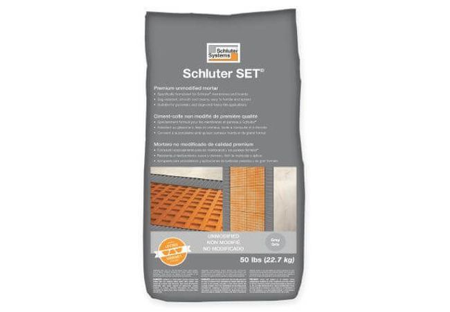 Schluter All Modified Thin Set Mortar Grey 50 Lbs Seta50g