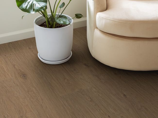 Shaw Fresh Take Tuxedo Bronze Luxury Vinyl Plank view 2