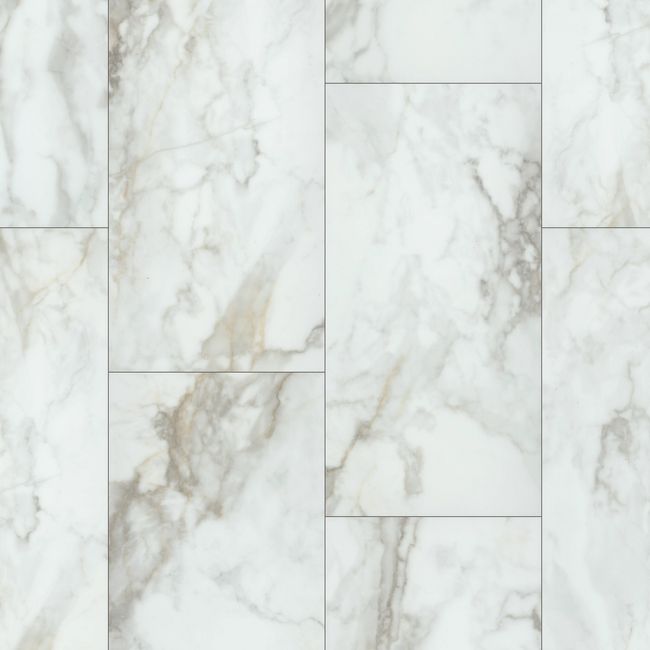 Calacatta Shaw Floors Paragon Tile Plus Luxury Vinyl Tile | Squarefoot ...