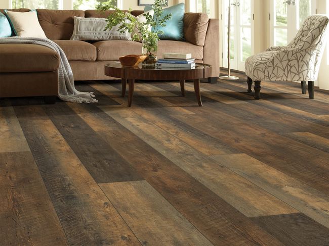 Shaw Titan HD Plus Autumn Barnboar Luxury Vinyl Plank view 2