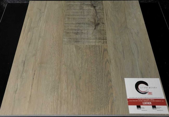 Leather Stonewear+ Vinyl Plank