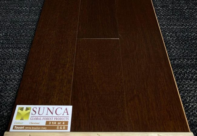 Sunca Tauari White Brazilian Oak Hardwood Chestnut