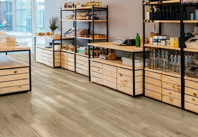 Twelve Oaks Foundation 2520 Light Truffle Luxury Vinyl Plank view 2