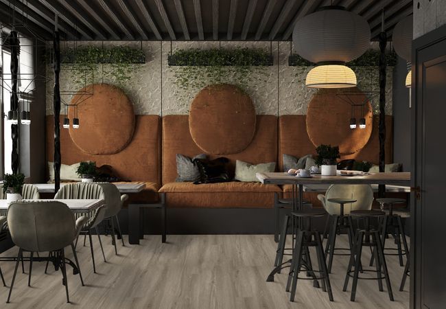 Twelve Oaks Foundation 2520 Moleskin Luxury Vinyl Plank view 2