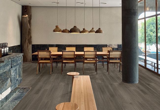 Twelve Oaks Foundation 2520 Studio Taupe Luxury Vinyl Plank view 2