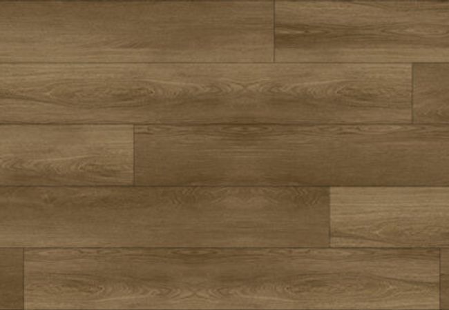 Twelve Oaks Wishbone Border Classic Auburn Luxury Vinyl Plank