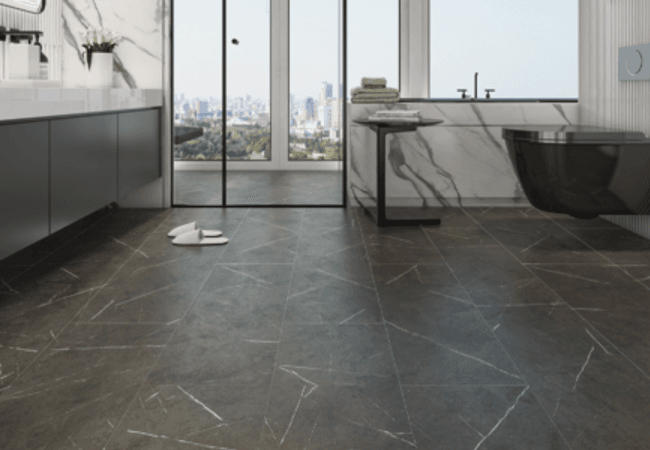 Twelve Oaks Solidcore Ultra 5G Arctic Seal Luxury Vinyl Tile view 2