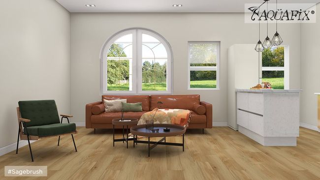 Aquafix Dryback 2.0 SagebrushLuxury Vinyl Plank view 2
