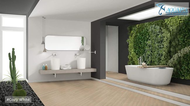 Aquafix Harmony Cozy White Luxury Vinyl Plank view 2