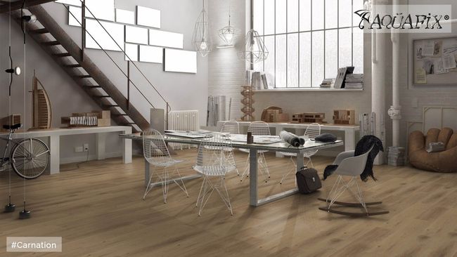 Aquafix Harmony Evolved Carnation Luxury Vinyl Plank view 2