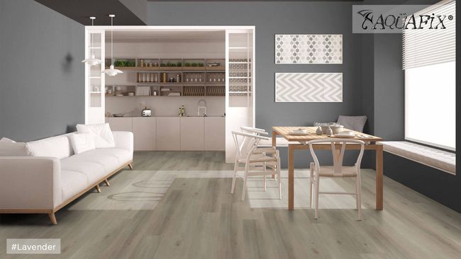 Aquafix Harmony Evolved Lavender Luxury Vinyl Plank view 2