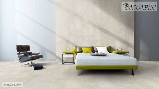 Aquafix Smart Tile Dove Nova Vinyl Tile view 2