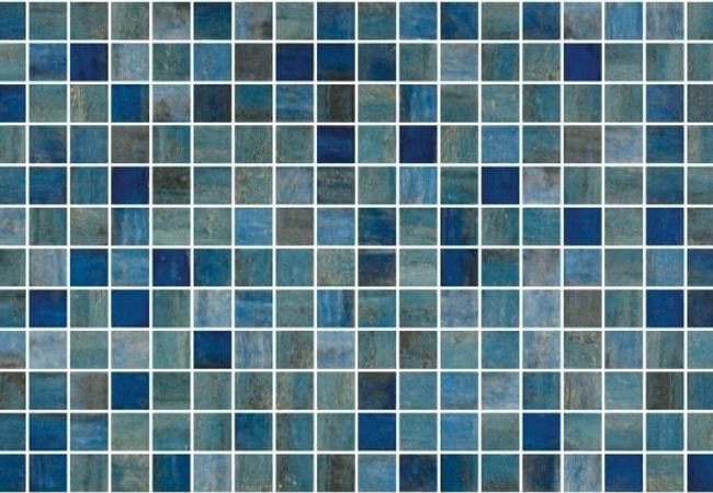 Urban Zebra Vanguard Glass Tile Forest Blue