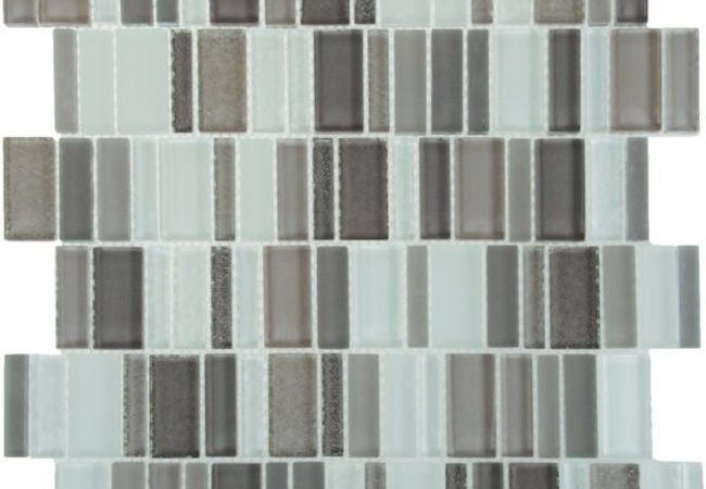 Urban Zebra Hush Glass Tile Pebble Beach