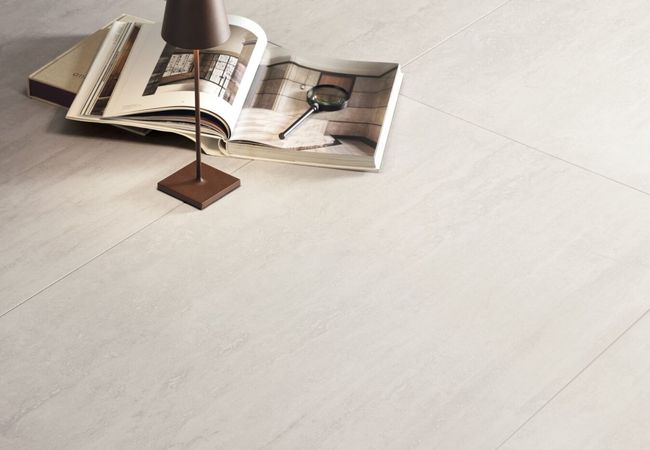 Urban Zebra Travertino Porcelain Tile Bianco Prestigio view 3