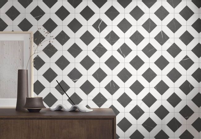 Urban Zebra New Style Dark X Cortina White Porcelain Tile Dark view 5