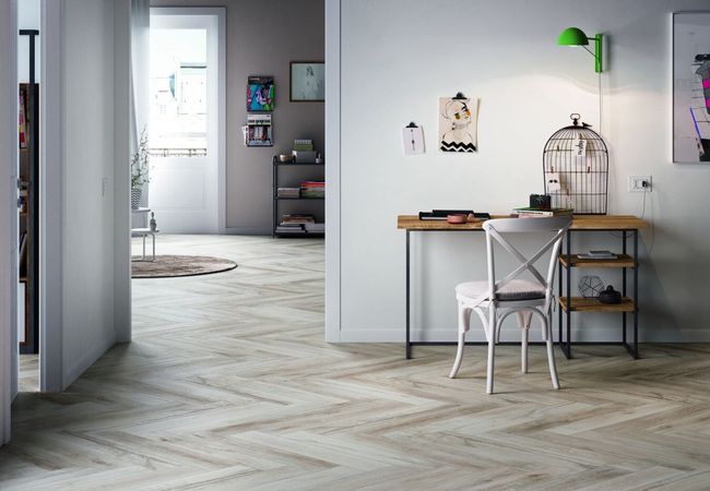 Urban Zebra Treverk Porcelain Tile Fume view 2