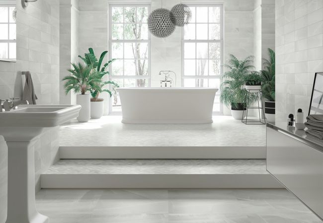 Urban Zebra Onyx Porcelain Tile Greige view 7