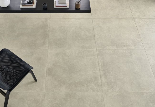 Urban Zebra Flow Porcelain Tile Ivory view 4
