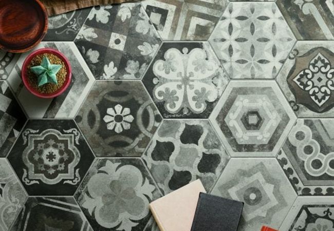 Urban Zebra Miami Porcelain Tile Mix Decor