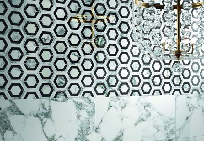 Urban Zebra Porcelain Tile New Arabescato view 3