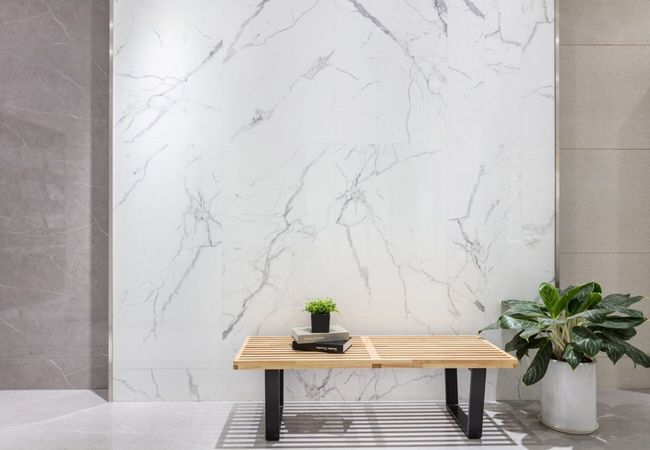 Urban Zebra Mare Porcelain Tile Statuario view 2